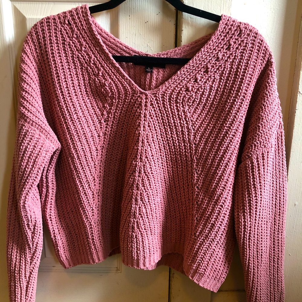 Comfy cropped sweater